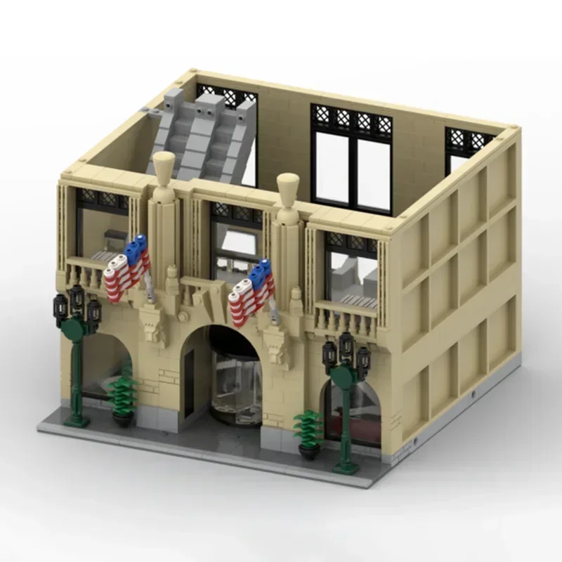 MOC Building Block Spider Movie Oscorp Tower Modello Mattoni tecnici Assemblaggio fai-da-te Architettura modulare Street View Giocattolo per regalo