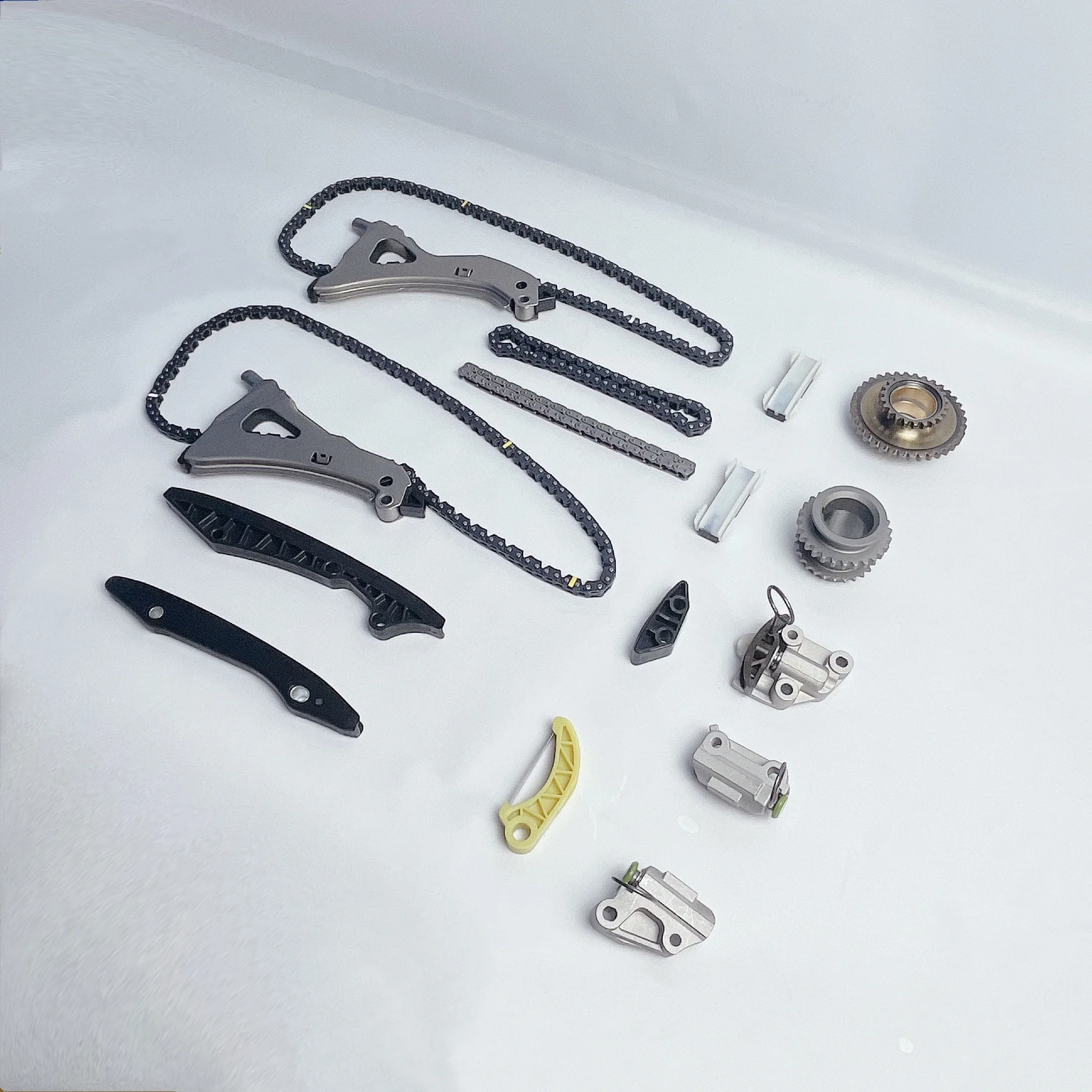 ชุดซ่อมโซ่ไทม์มิ่งเครื่องยนต์ M278 พร้อมตัวปรับความตึง ล้อเฟือง สำหรับ Mercedes Benz 278 4.7 M157 5.5 A2780500611 ราคาโรงงาน