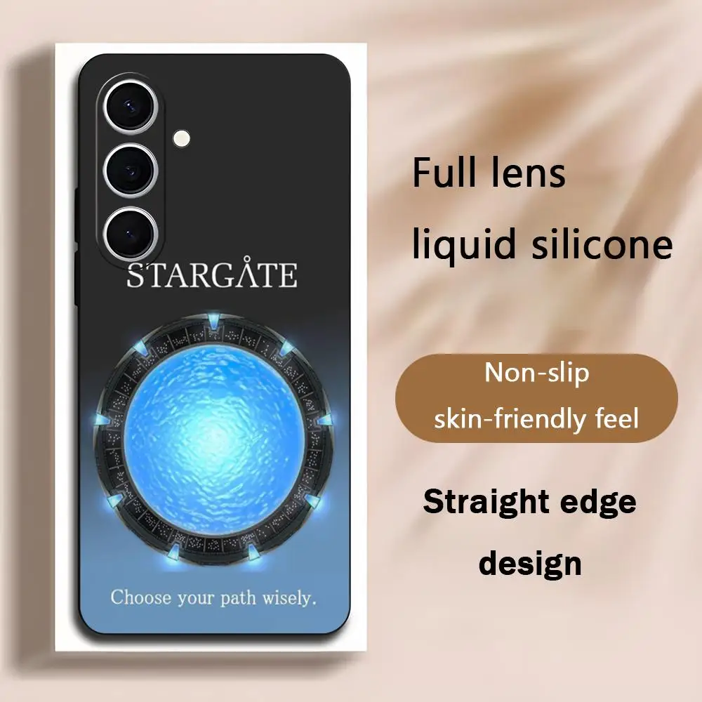 Classic Scifi Movie Stargate  Phone Case For Samsung Galaxy S26 S25 S24 S23 S22 S21 Plus Ultra Fold A Soft Black