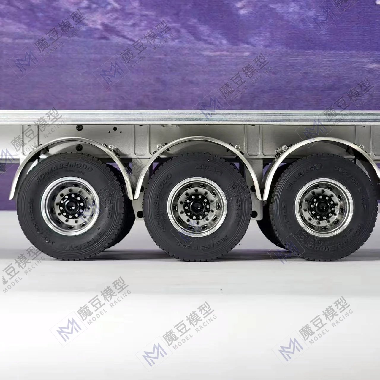 Remorque à jambes métalliques, conteneur de châssis, cadre de remorque pour camion Tamiya RC Scania R470 R620 770s R730, pièces de bricolage, accessoires de mise à niveau