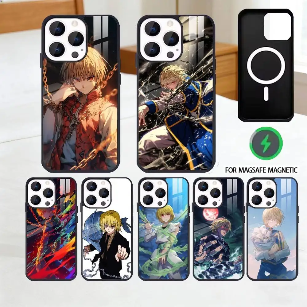 

K-Kurapika H-Hunter H-Hunter Phone Case For iPhone 17,16,15,14,13,12,Plus,Pro,Max For Magsafe Magnetic Wireless Charge