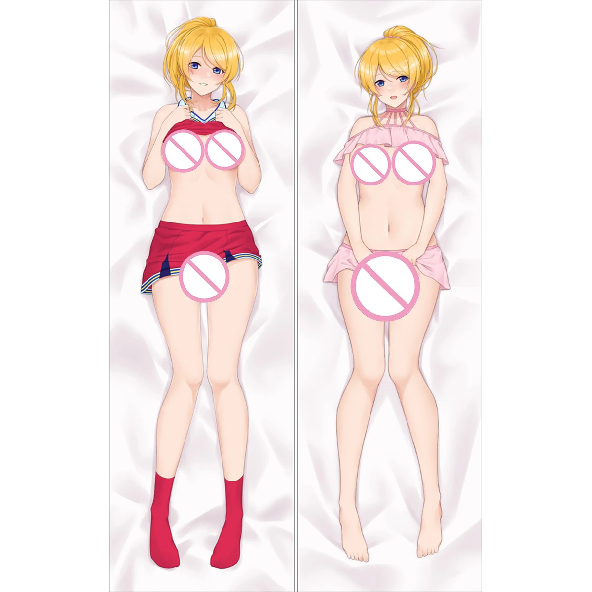 EliAyase Anime Girl Waifu Dakimakura Case Ellie Adult Long Life Size Hugging Equal Body Pillow Cover