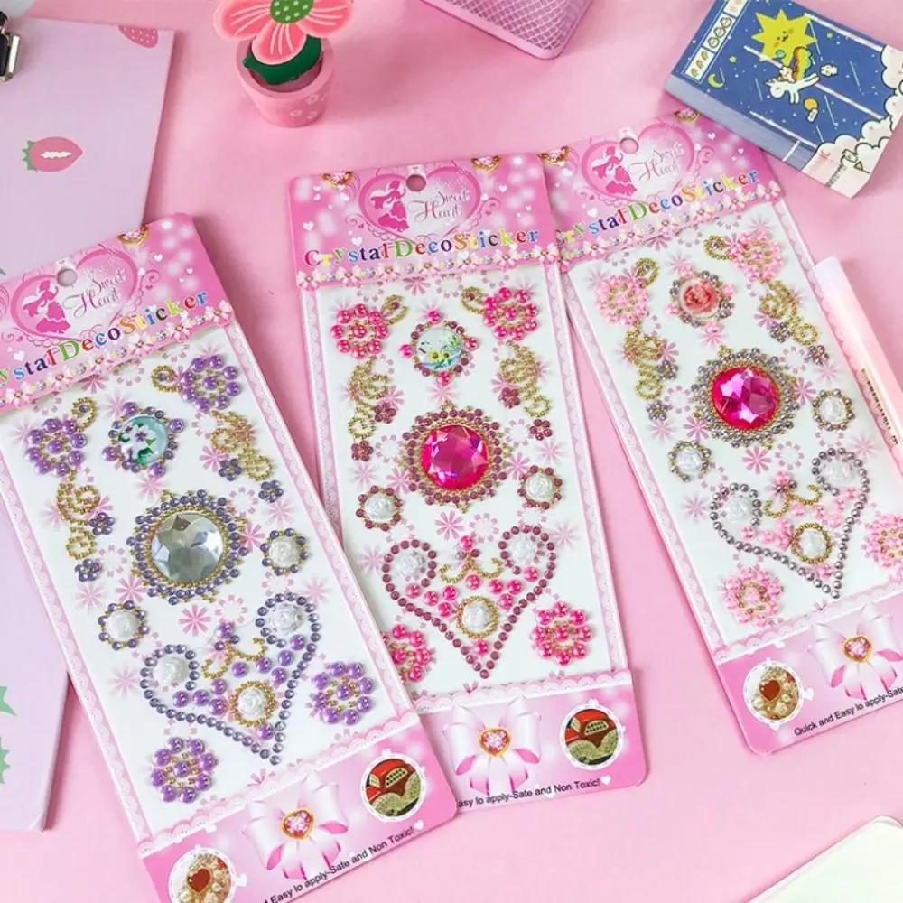 Decoration Stickers 3D Gem Stickers Scrapbooking Self Adhesive DIY Acrylic Gem Sticker DIY Mobile Phone