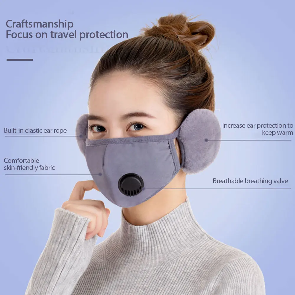 غطاء وجه شامل مقاوم للرياح مع غطاء للأذنين ، 2 في 1 ، قابل لإعادة الاستخدام ، قابل للغسل ، إكسسوارات داخلية للسيارة ، لوازم