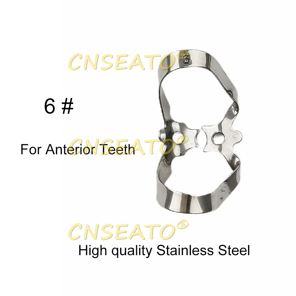 1Pc Endodontic Dental Rubber Dam Clamps Stainless Steel Endo Restorative Dam Clip Holder Oral Care Orthodontic Material Equipmet