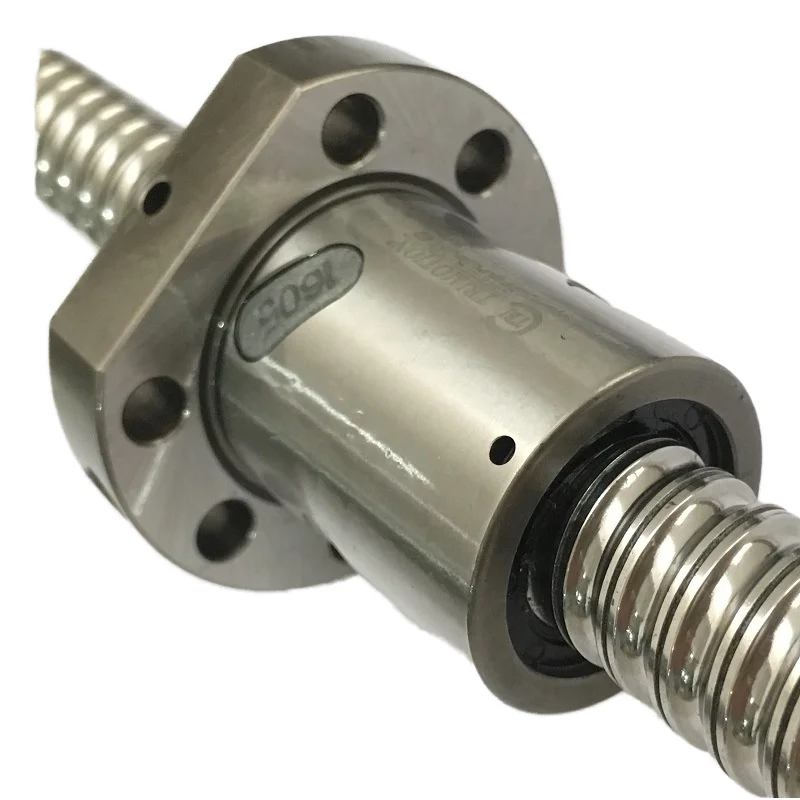 CNC Customized Machining Rolling Thread Flange Ball Screw