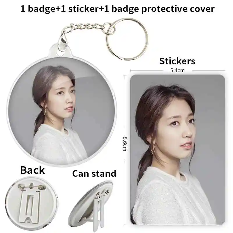 Park Shin Hye Korean Actress Popular Badge Brooch anchor Peripherals Pininsignias personalizables Trinket Birthday present