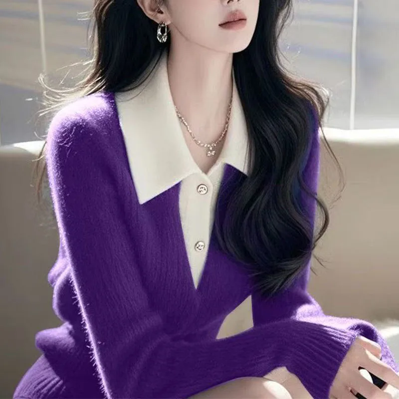 

Autumn And Winter New Women's Fashion Pullover Sweater Long Sleeve Bottoming Shirt Knit Top