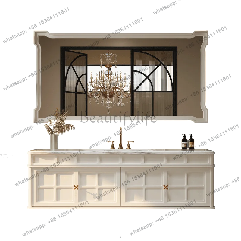 Mueble de Baño Retro Francés, Decorativo, Moderno, Ahorra Espacio, Armario, Alacena