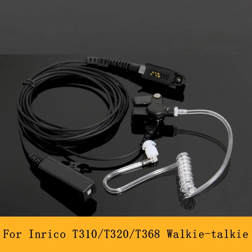 

Двустороннее радио воздуховод, наушники для InricoT310 T320 T368 T520 T620 T740 GP328plus, аксессуары для наушников рации