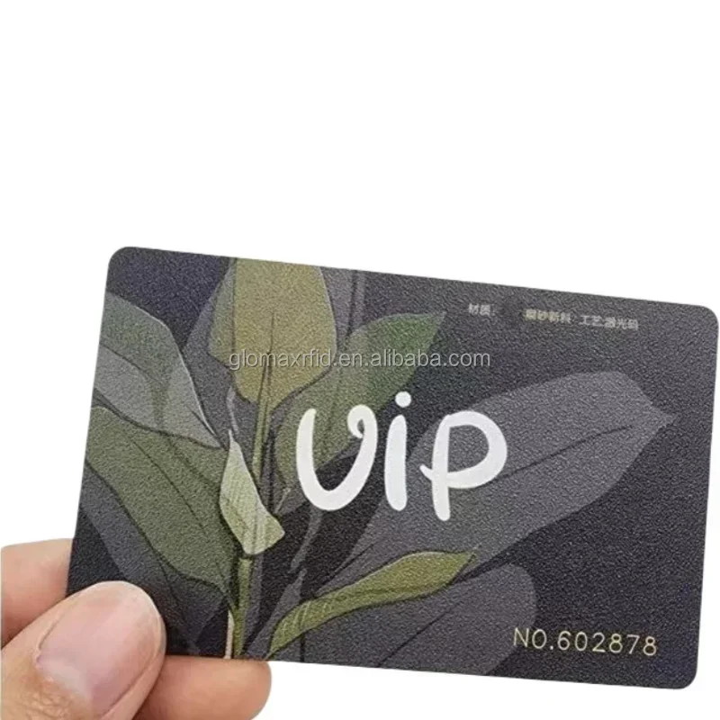 

Embossed Printable 13.56mhz RFID Card Spot UV Printing Business Cards with Embossing