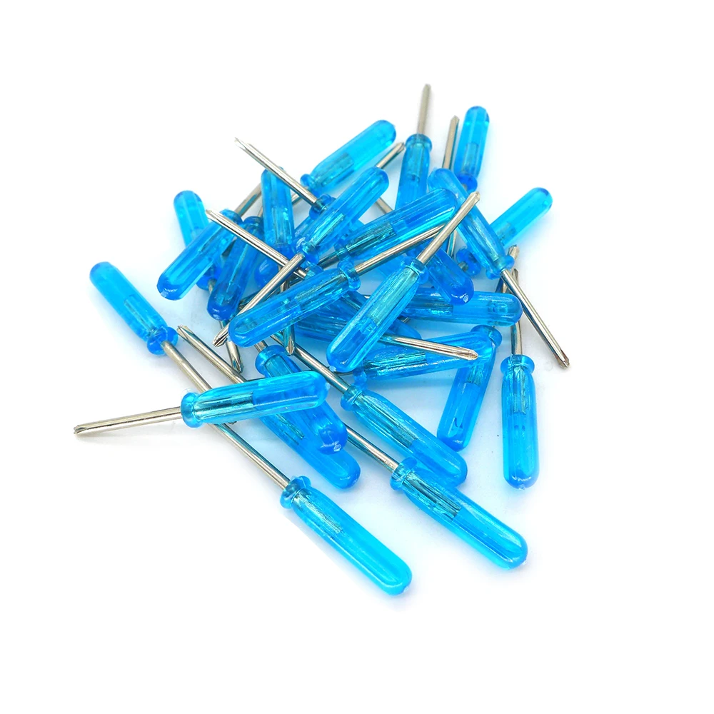 50pcs Mini 3.0/2.0mm Flat-blade  Slotted Cross Head Small Screwdriver For Mobile Phone Xbox 360 Wireless Controller Repair Open