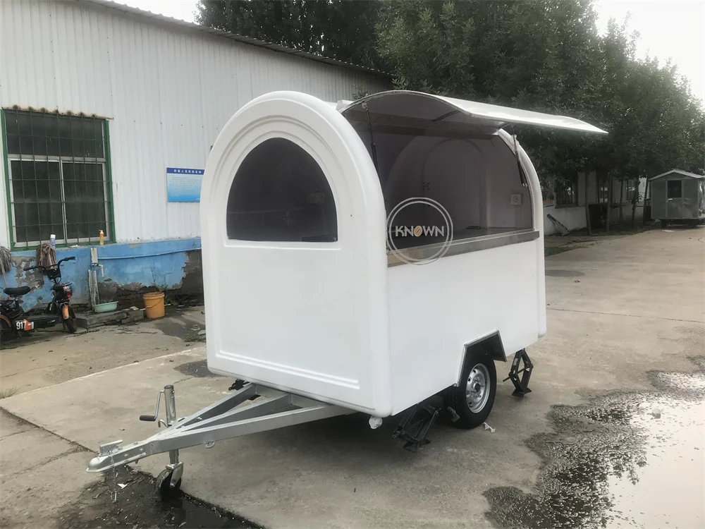 Food Concession Trailer Custom Kitchen Equipments Cart Snack Coffee Kiosk Hot Dog Fast Food Truck Trailer For Sale