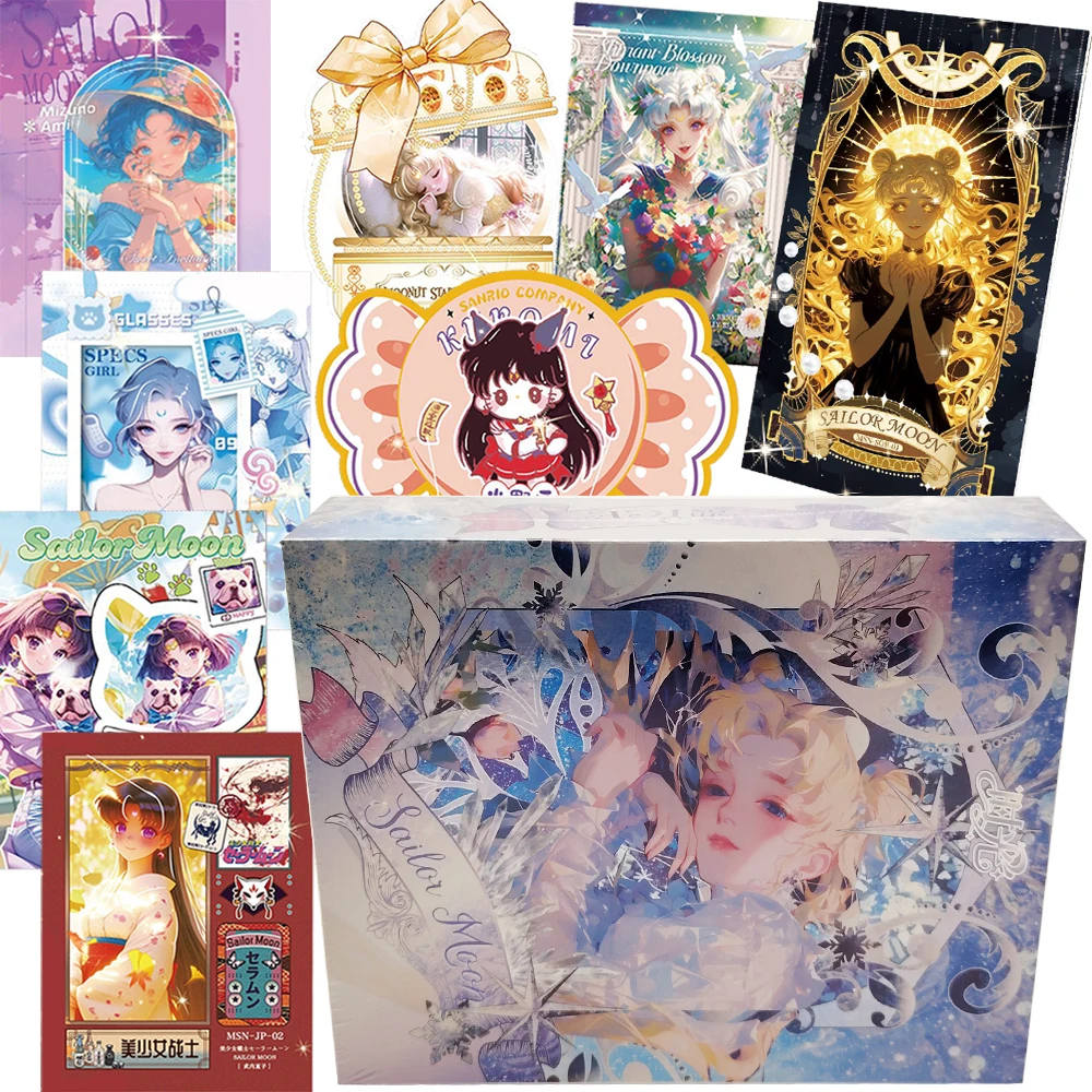 Trendy Popular Anime Sailor Moon Exquisite Collection Cards Chibiusa Mizuno Ami Beautiful Cute and Charming Character Card Gift