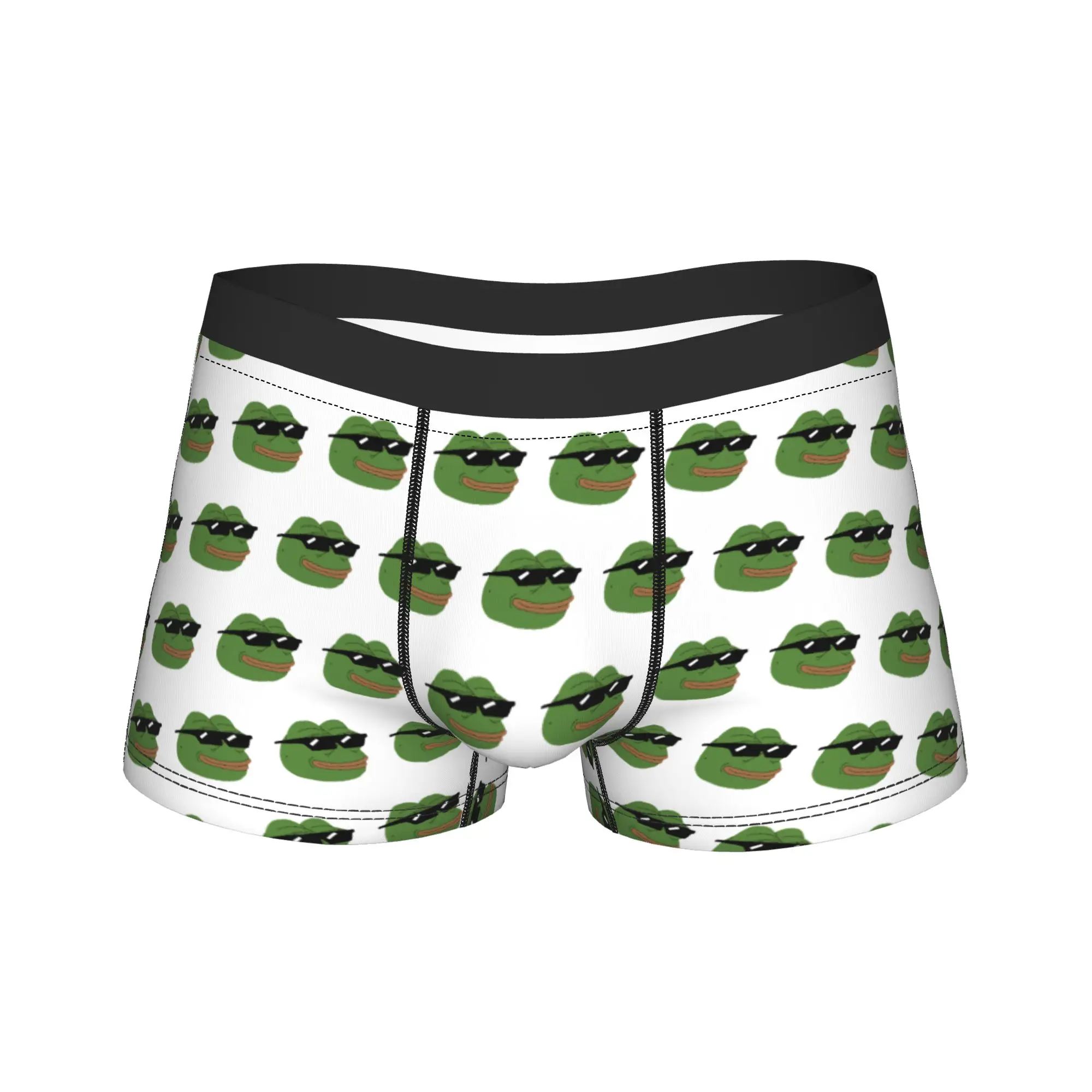 

Pepe the Frog Underwear Comfortable Underpants Printed Shorts Briefs For Men Pouch Large Size Boxershorts
