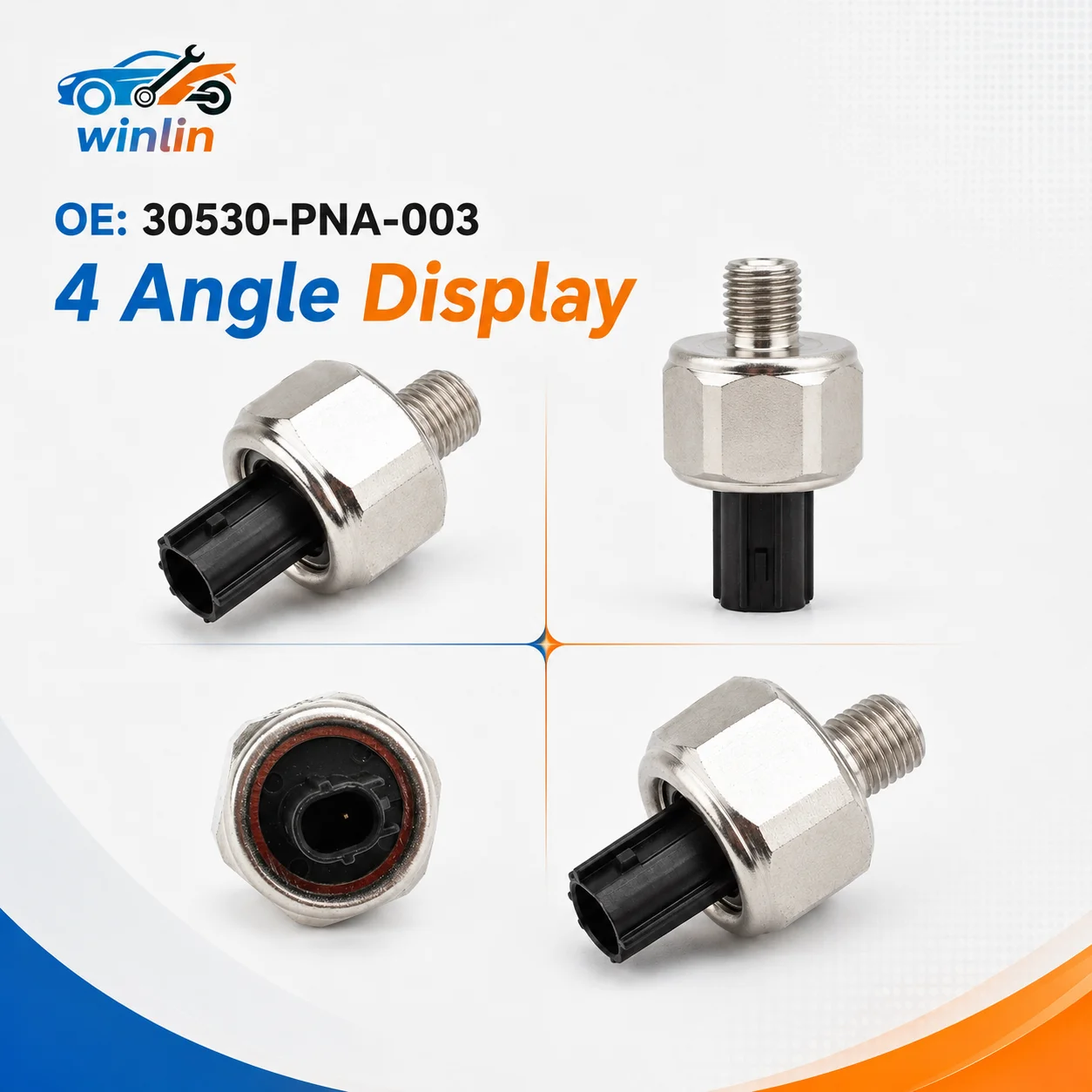 OEM For Honda Knock Sensor 30530-PNA-003 30530PPLA01 Compatible with Accord CR-V Civic Acura RDX