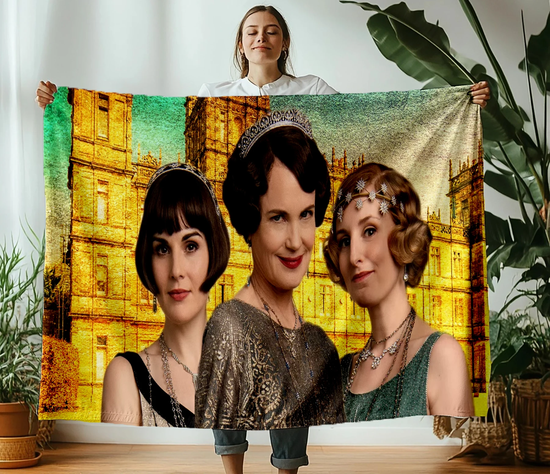 Movie Downton Abbey 3 Thin Printed blanket Camping Throw Bed Sofa Office Air Conditioning Soft Leisure Blankets