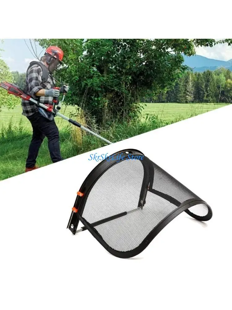 

E65E Face Shield Steel Wire Visors For Hard Hat Use In Yard Works Accessories