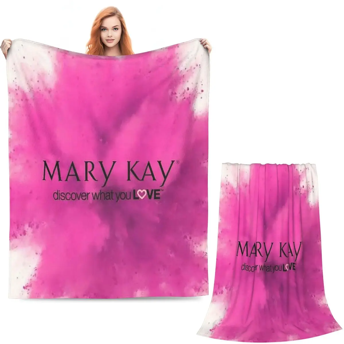 Mary Kay Blankets Soft Warm Flannel Throw Blanket Bedding for Bed Living room Picnic Travel Home Sofa