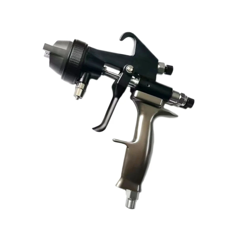 Original brand newdouble head dual nozzle spray gun for nano chrome spray A B paint silver nano chrome machine kit spray gun