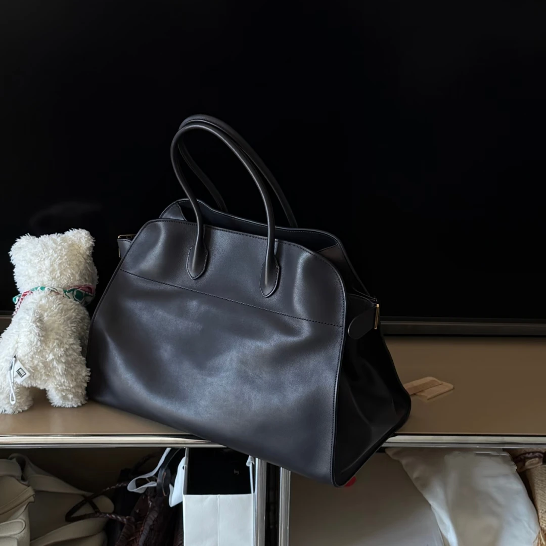 لينة أفضل حقيبة كتف جلد البقر Margaux15 جودة الجلود سعة كبيرة حقيبة يد كاجوال الجلد المدبوغ Margaux 15 حمل حقيبة كلاسيكية #1