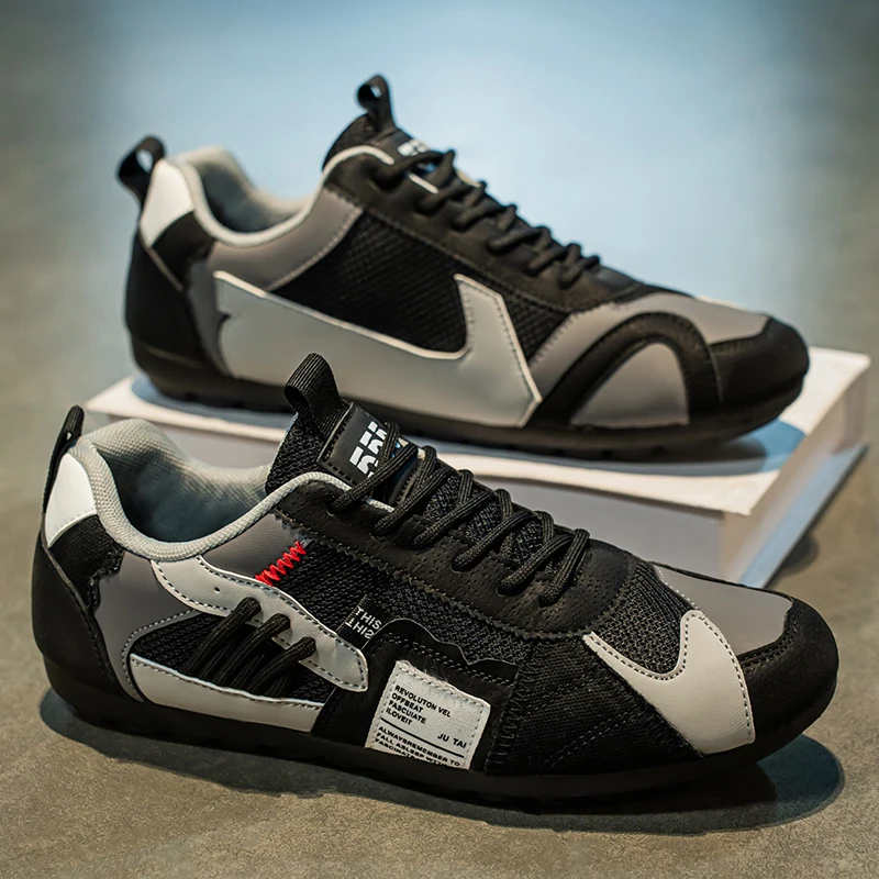 SMVP Chaussures basses en maille pour homme