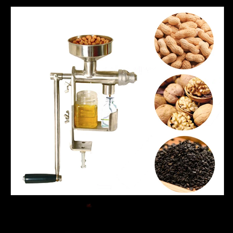 

Pressing Machine Manual Oil Press Peanut Nuts Seeds Oil Press/Expeller Oil Extractor Machine HY-03