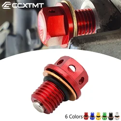 M12xP1.5 CNC Magnetic Oil Drain Plug Bolt Screw For Yamaha XT250X WR250R YZ250 YZ250X WR250X MT-25 MT-03 YZF-R3 YZF-R25 SEROW250
