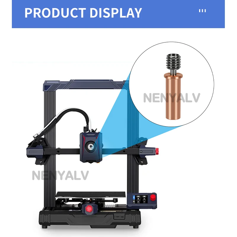 Bimetal Heatbreak Copper Titanium Upgrade Throat For Anycubic kobra 2 Neo / Pro Throats For Anycubic kobra 2 MAX / PLUS Hotend ﻿