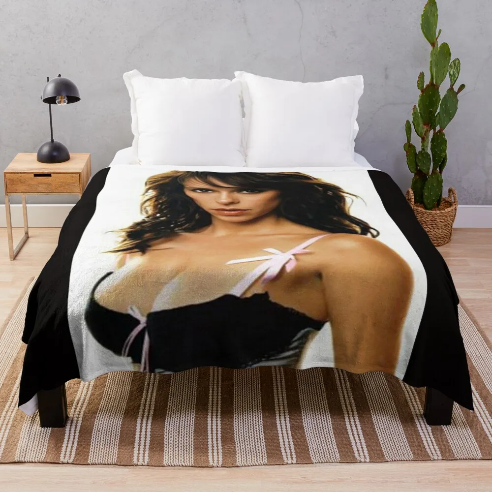 Jennifer Love Hewitt - Poster Throw Blanket Comforter Decoratives Furry for winter Blankets