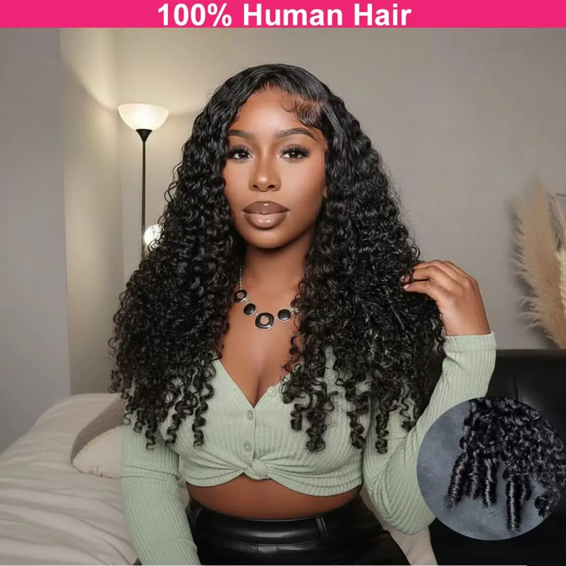

Burmese Curly 13x6 HD Lace Frontal Wig Human Hair Pre plucked for Women Human Hair 13x4 Lace Front Wigs Deep Wave Wig 30 40 Inch