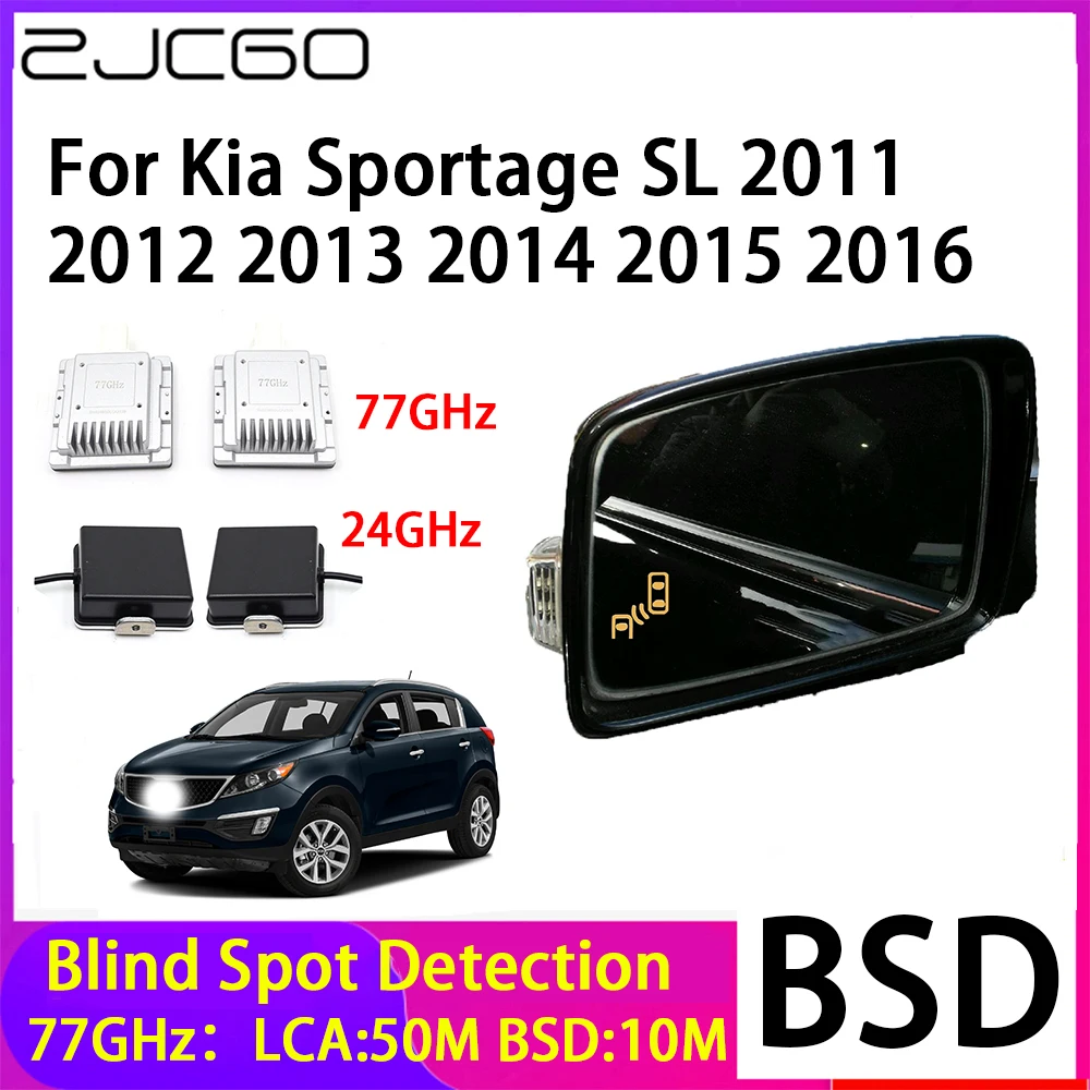 ZJCGO Car Blind Spot Detection BSD Mirror Rear Radar Detection System for Kia Sportage SL 2011 2012 2013 2014 2015 2016