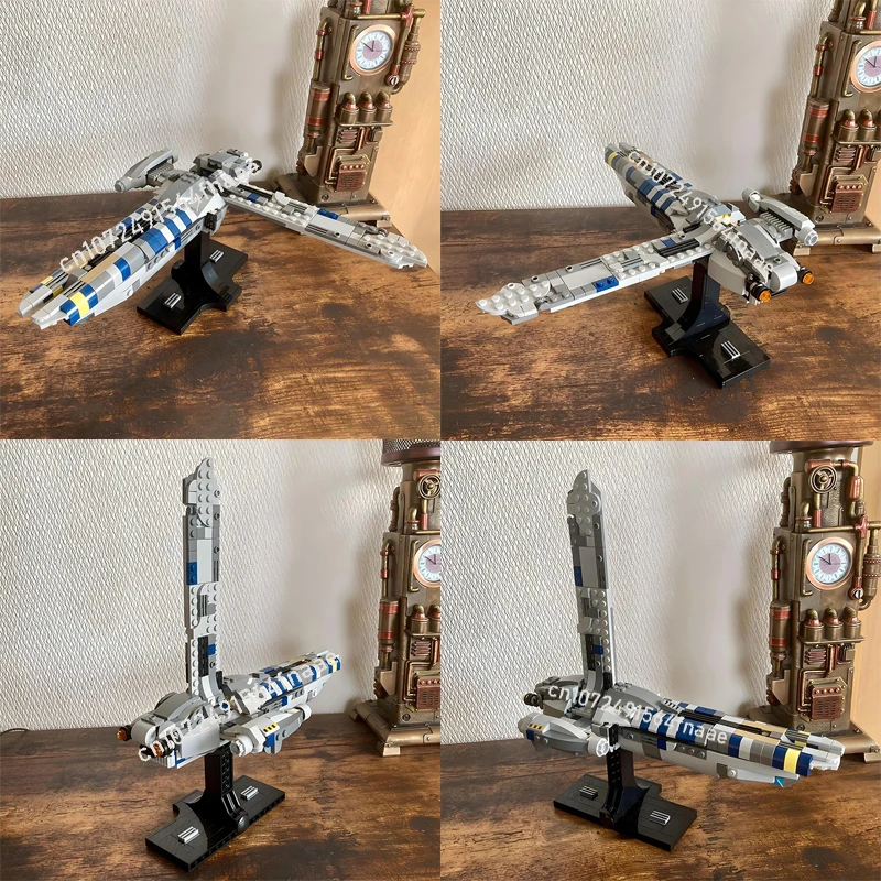 MOC Munificent-Klasse Fregat & de Mannelijkevolentie & Stinger Mantis & Nebulon-B escort Fregat & Midi-schaal Bouwstenen DIY Speelgoed