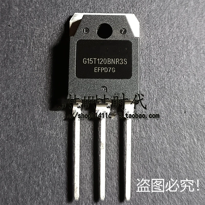 5PCS-20PCS G15T120BNR3S G15T120 15A/1200V TO-3P induction cooker common IGBT single tube Brand New and original