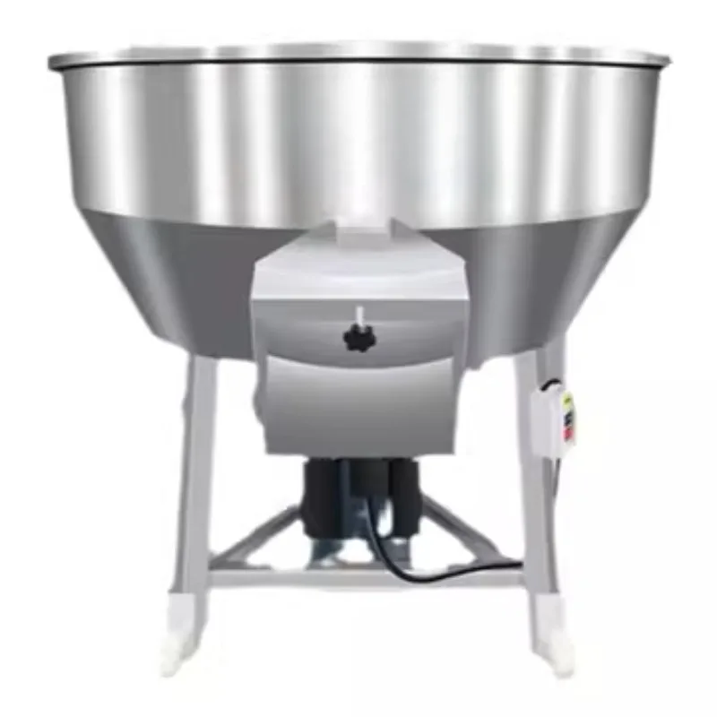 304 Stainless Steel Feed Mixer, Livestock Farm Feed Blender for Cattle Sheep Dry/Wet Mixing with Medicine
