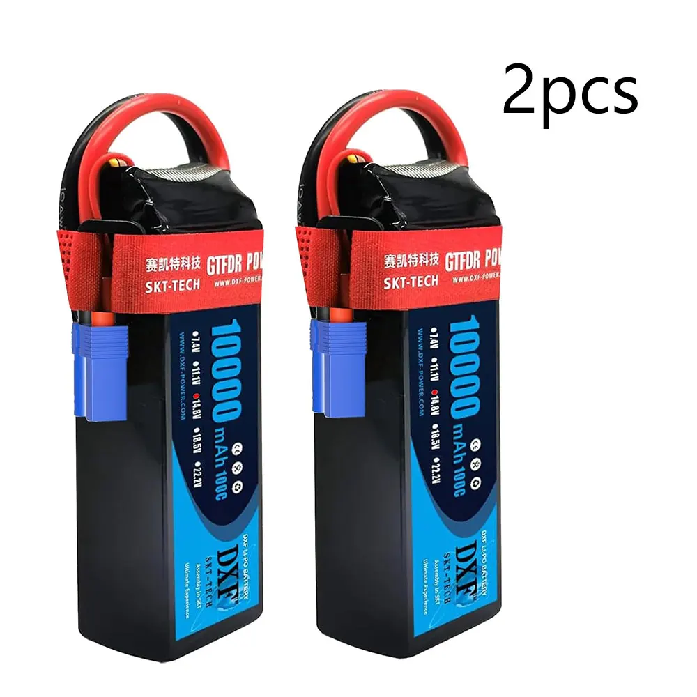 DXF 2S 3S 4S 6S Lipo-batterijen 7.4V 7.6V 11.4V 22.8V 11.1V 15.2V 14.8V 22.2V 5200Mah 9200Mah 6500mAh 8000mAh 7000mAh 10000mAh