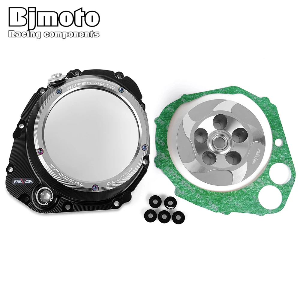 GSXS1000 GSXS1000F Motorcycle Engine Clear Clutch Cover & Spring Retainer For SUZUKI GSXS GSX S GSX-S 1000 1000F 2015 2016 2017