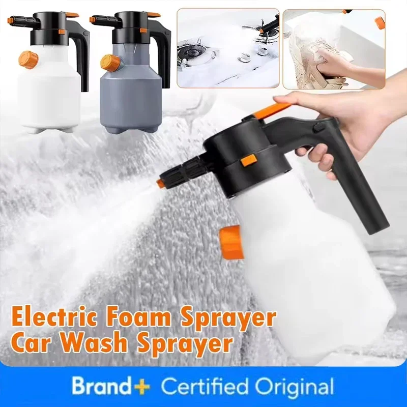 

Электрический распылитель пены, 2л, генератор пены для автомойки, 2600 мАч, литиевая батарея, пенопластовая наконечник, выносливость, автомойка пены Amagi
