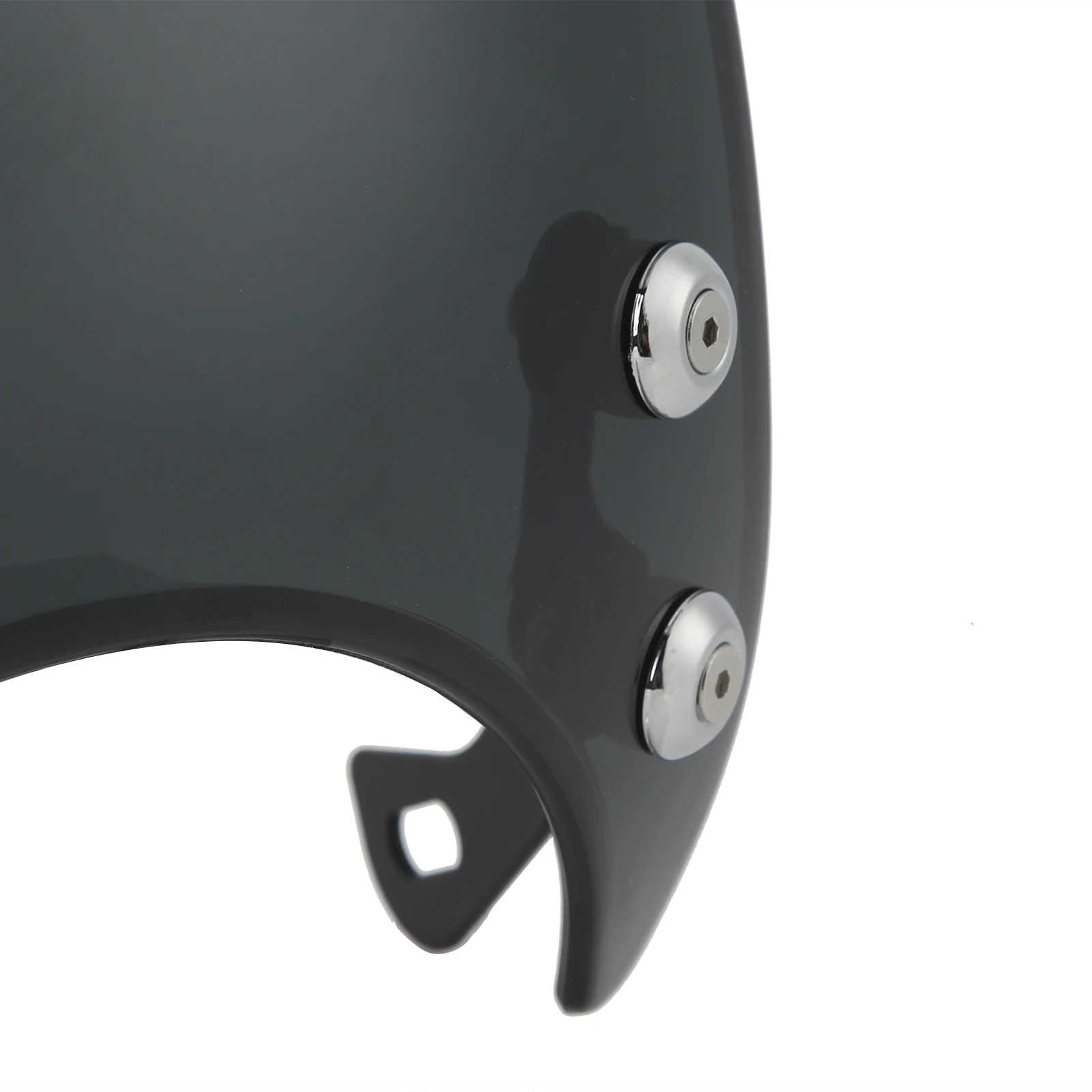 Motorcycle Windshield PC Wind Deflector Universal 5-7in Headlamp Universal Fit for Kawasaki for Suzuki