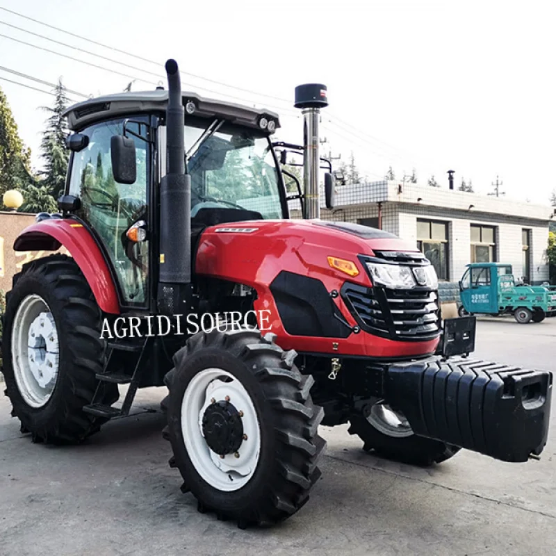 China: CE agrícola china cultivo agrícola 4x4 160hp piezas de tractor rueda mini tractor tractor cargador frontal para