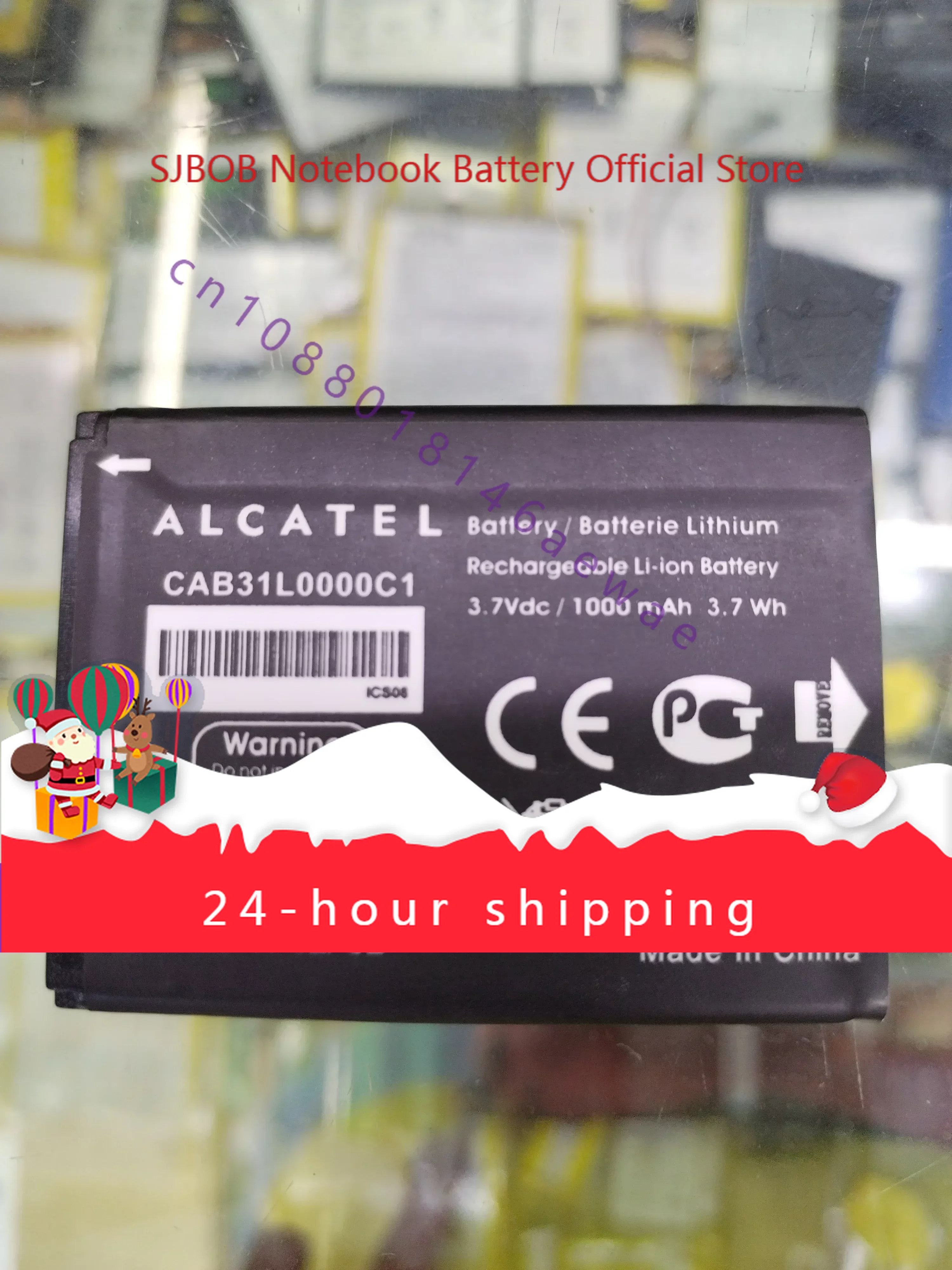 100% New  Replacement CAB31L0000C1 CAB31L0000C2 Battery For For Alcatel A383G VF555 OT-3040 TCL I808 T66