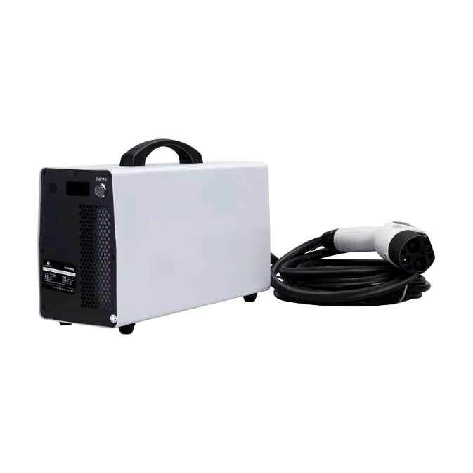 

DC 7KW Mobile Charging Station One-click Start AC 220V 1 Phase GBT Electric Car Charging Station for Quick Port EVs New