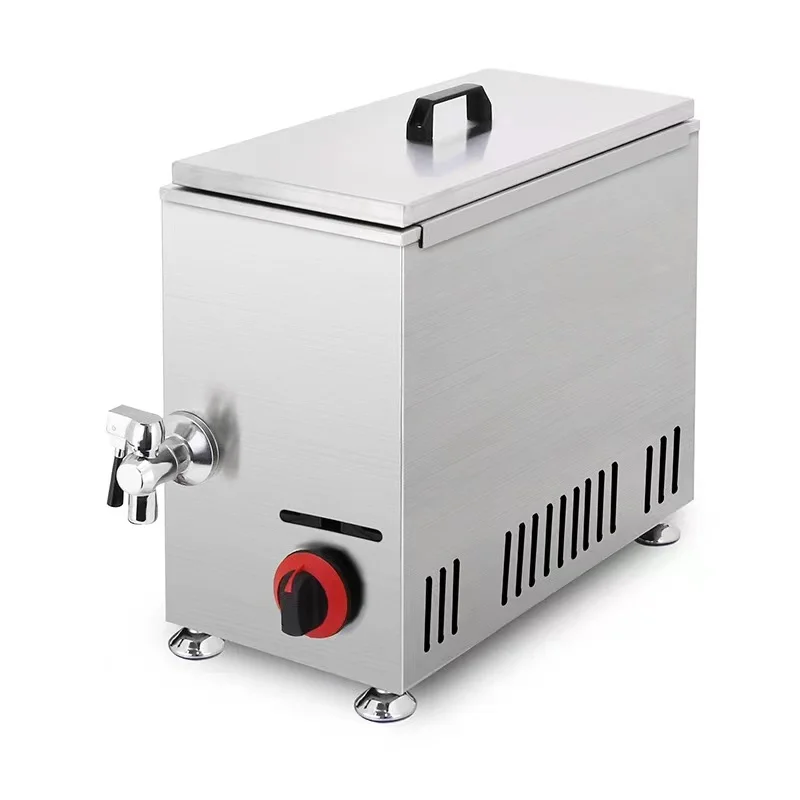 Professional Restaurant Hot Dog Potato Corn Fish Fried Machine Domestic Single Tank Deep Fryer