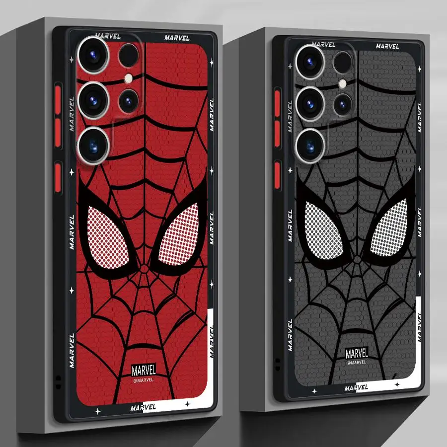 Marvel SpiderMan Fashion Funda Back Phone Cover Case for Samsung Galaxy S23 FE S20 FE S24 Plus Note 20 Ultra 10+ S22 S21 S25