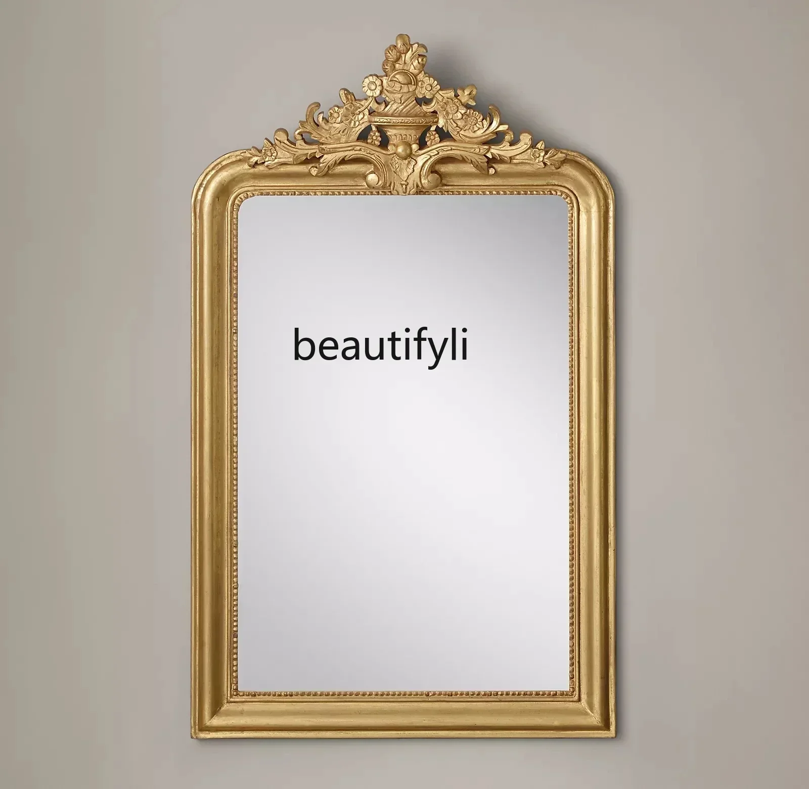 

LJYLXAmerican full-body full-length mirror clothing store floor mirror high-end retro changing mirror wall hanging