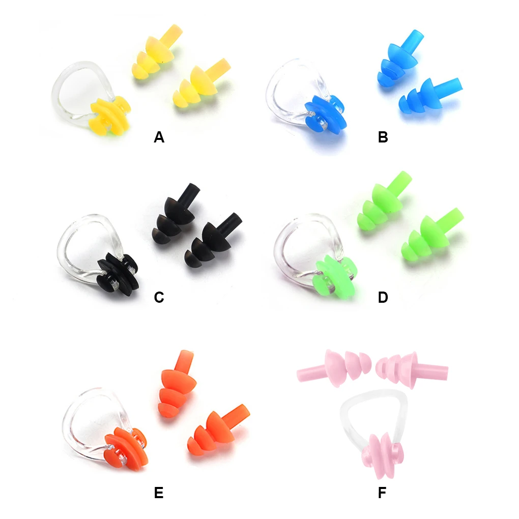 Waterproof Nose Clip Swimming Earplug Water Sports Protection Ear Protector