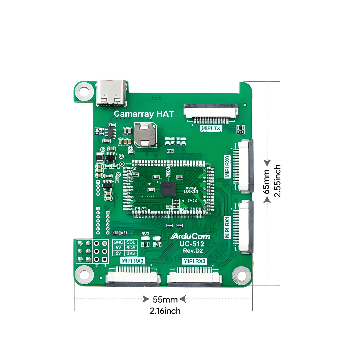 Arducam 1MP*2 OV9281 Global Shutter Monochrome Stereoscopic Camera Bundle Kit for Raspberry Pi NVIDIA