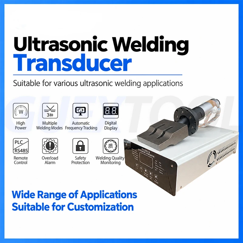 Automatic Frequency Tracking Ultrasonic Disposable Gloves Masks Non-Woven Fabric Products Curtain Plastic Chip Welding Generator