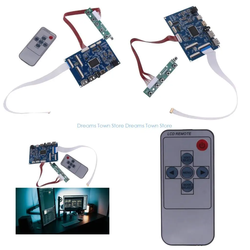 HX6A LVDS EDP LCD Display Driver Boards Support Input