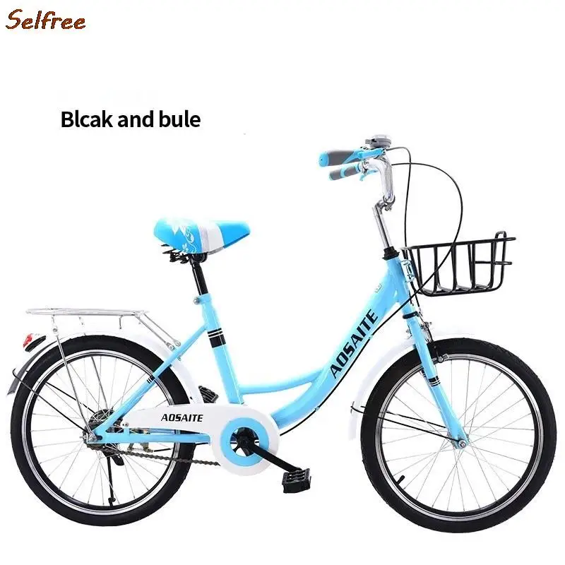 Adjustable Anti-Skid Bicycle for Women Student Car Wear-Resistant Can Carry People 16 20 Inch New Selfree  Drop-shippping